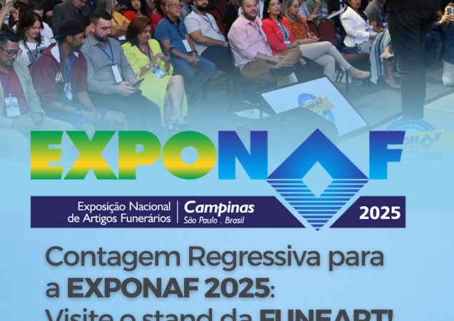 Funeart marca presença na Exponaf 2025, maior evento do setor funerário da América Latina